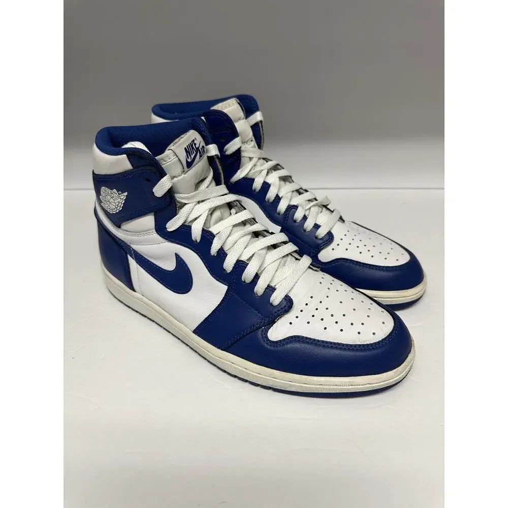 Jordan 1 Retro High OG Storm Blue 2016 SZ 12. REP BOX And Only White Laces.